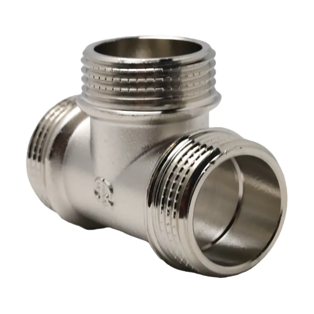 Фото 2 Тройник Aqualink 1"x1"x1" НР латунь k10939