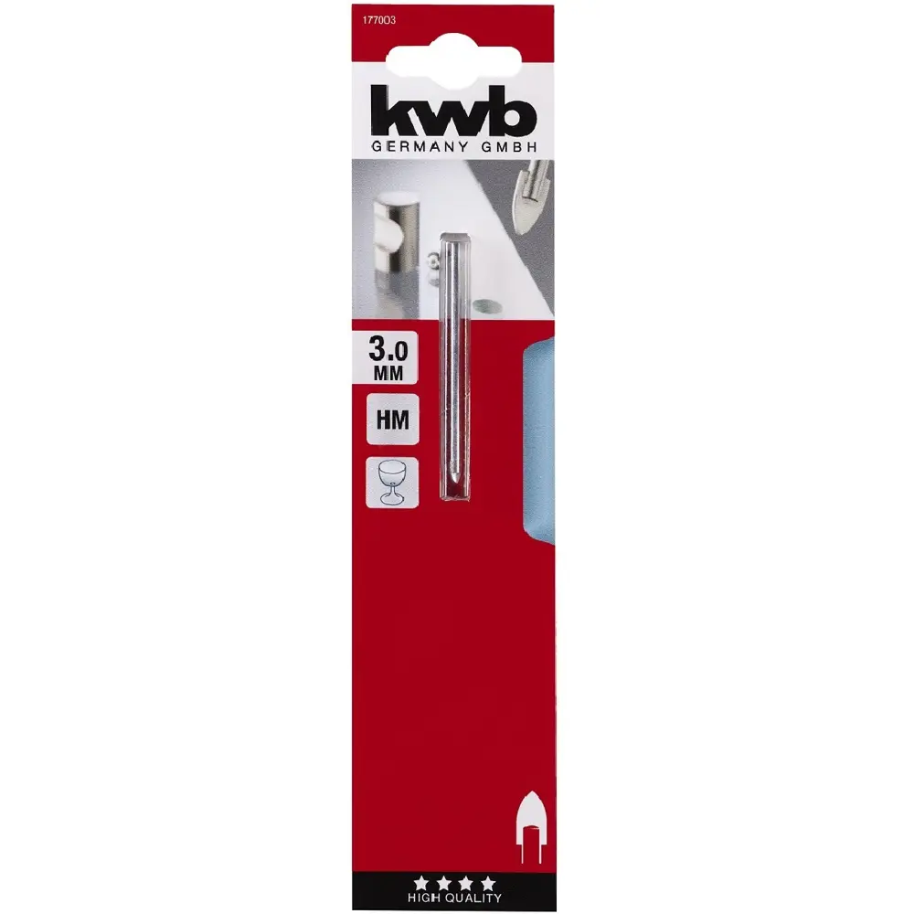 Фото 2 Сверло по стеклу KWB 1770-03, 3x55 мм