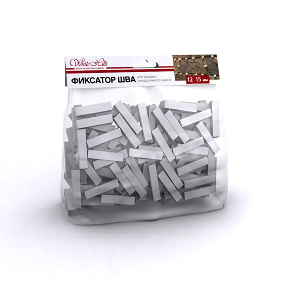 Фото Фиксатор шва для плитки White Hills 12x15 мм 150 шт.
