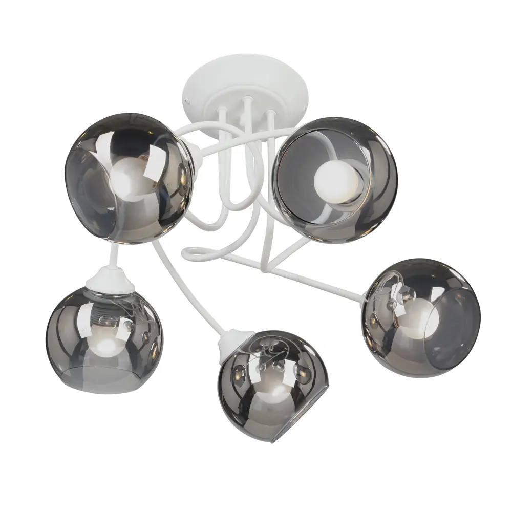 Фото 3 Люстра потолочная Vitaluce V4309-0/5PL, 5 ламп, цвет белый Фото 3 Люстра потолочная Vitaluce V4309-0/5PL, 5 ламп, цвет белый