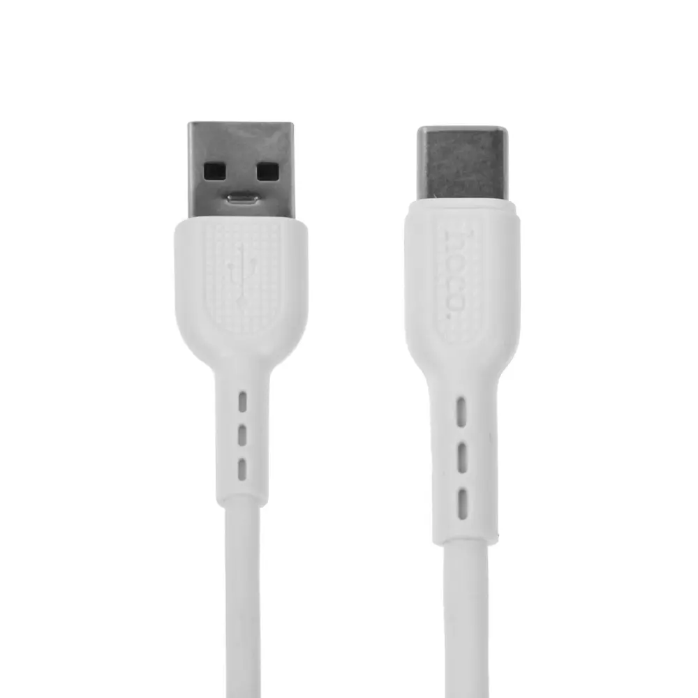 Фото 2 Кабель Hoco X33 Type-C - USB 5 А 1 м ПВХ оплетка цвет белый