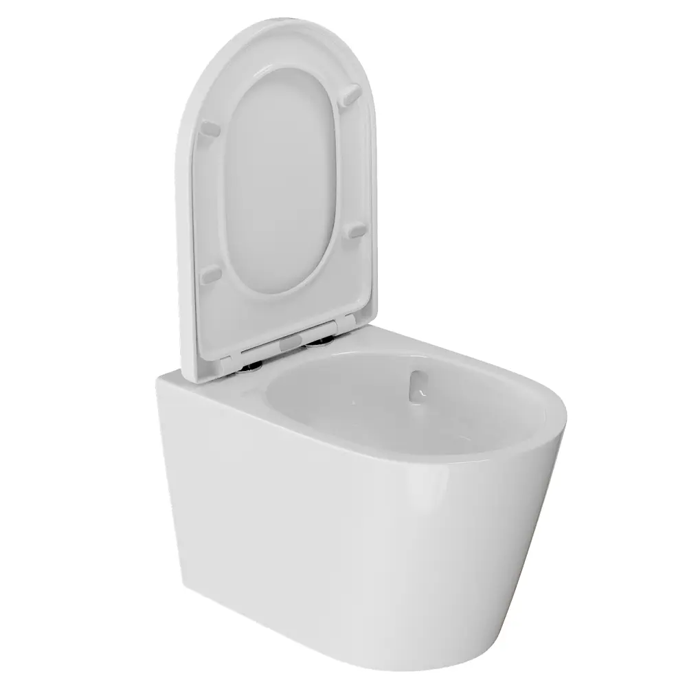 Фото 4 Унитаз подвесной Wave 551736 безободковый с сиденьем микролифт