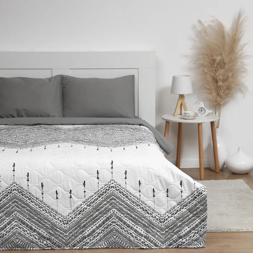 Фото Покрывало LoveLife 9485494, 150x220 см, сатин, цвет белый