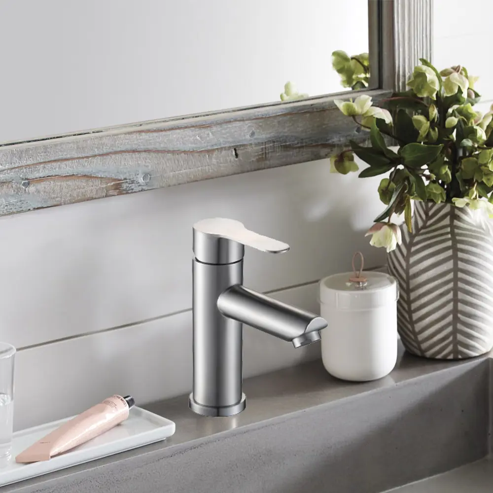 Фото 2 Смеситель для раковины WESNAART EKO, EKO05-210 цвет сатин