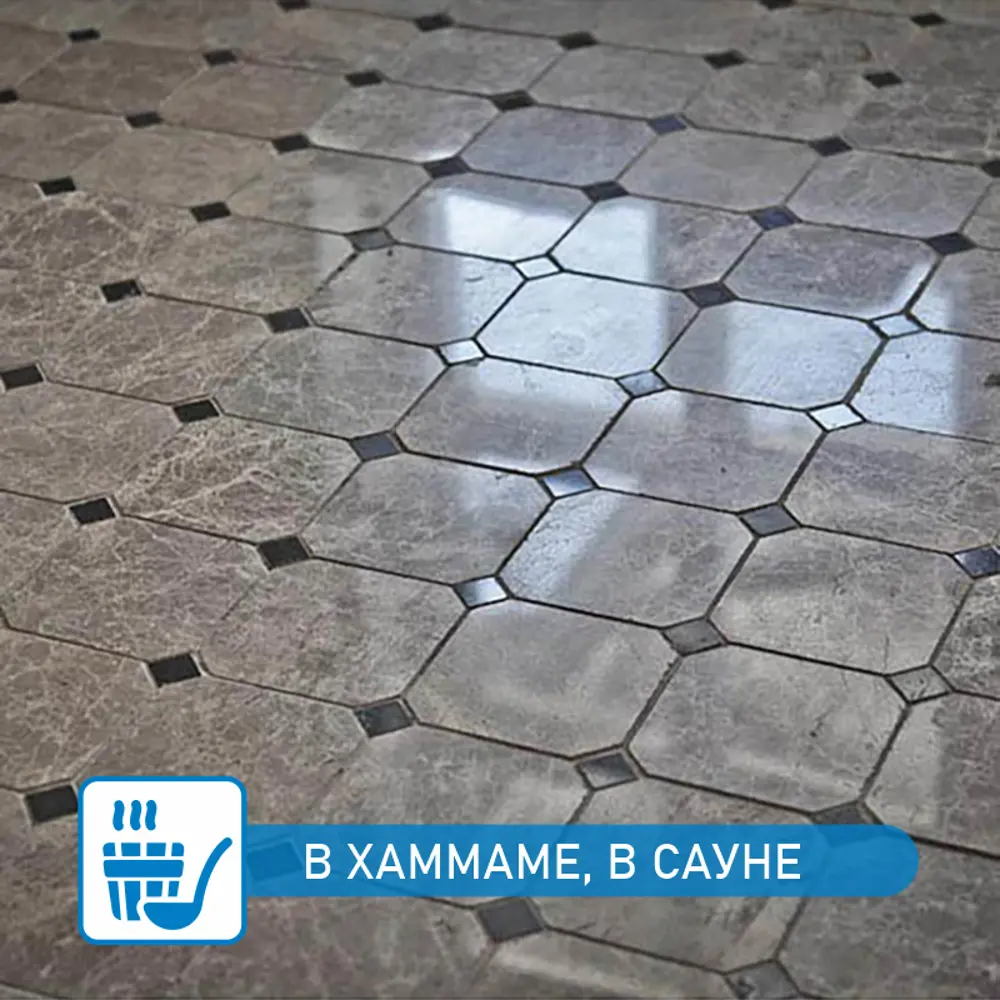 Фото 3 Мозаика Natural Octagon 7M036+7M076-BP мрамор 30.5x30.5 см