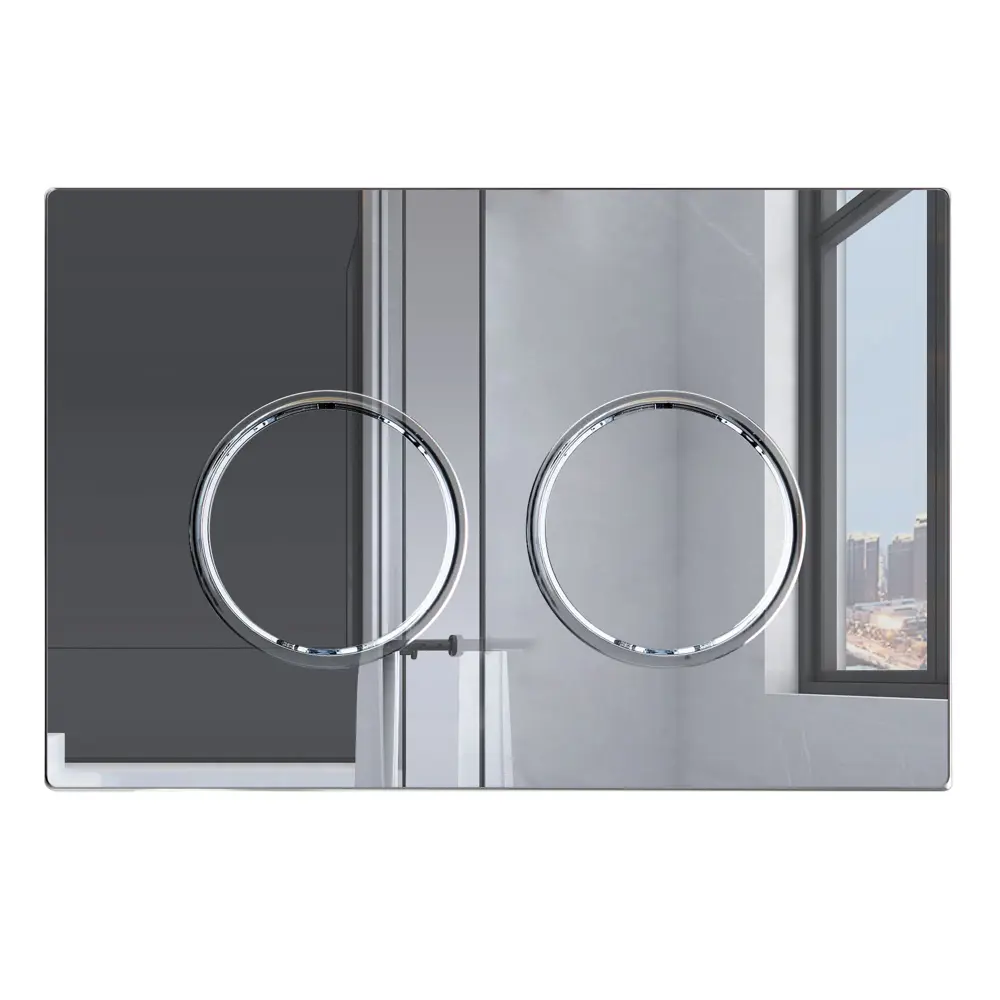 Фото 8 Комплект инсталляции Bauedge Bau Ideal E458103-BK0001-HQ3-E00113, с унитазом безободковым Nimb Hurricane3 клавиша Round, хром
