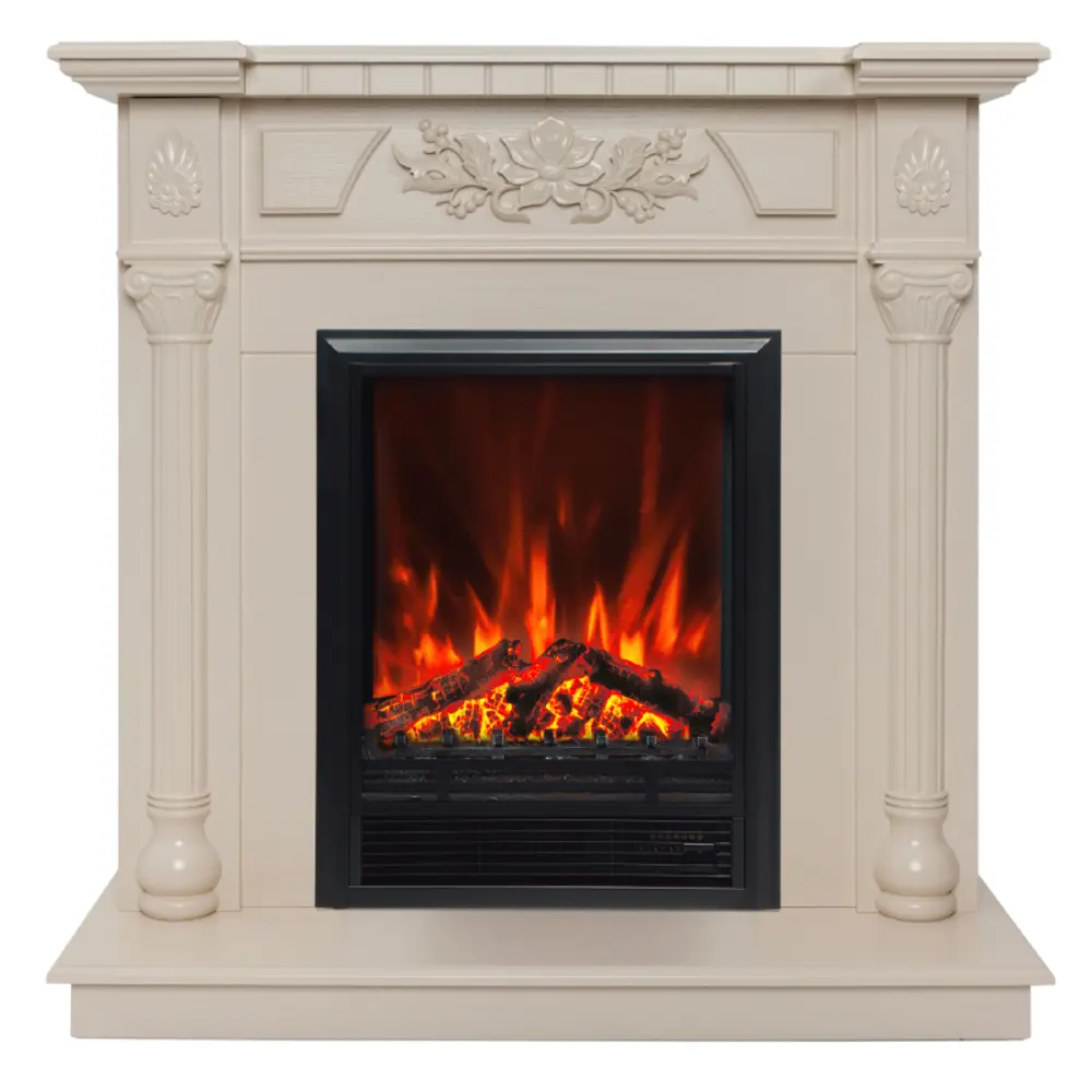 Фото Каминокомплект Realflame Dacota STD/EUG WT+ Eugene цвет Дуб шале белый