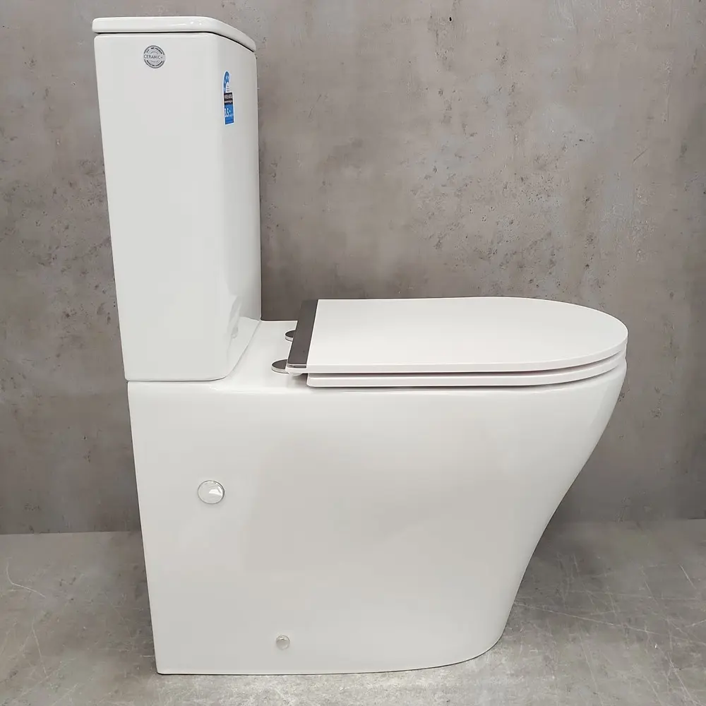 Фото 6 Унитаз-компакт Bloomix Barron 3.0 AD3091T/UF3cr безободковый торнадо
