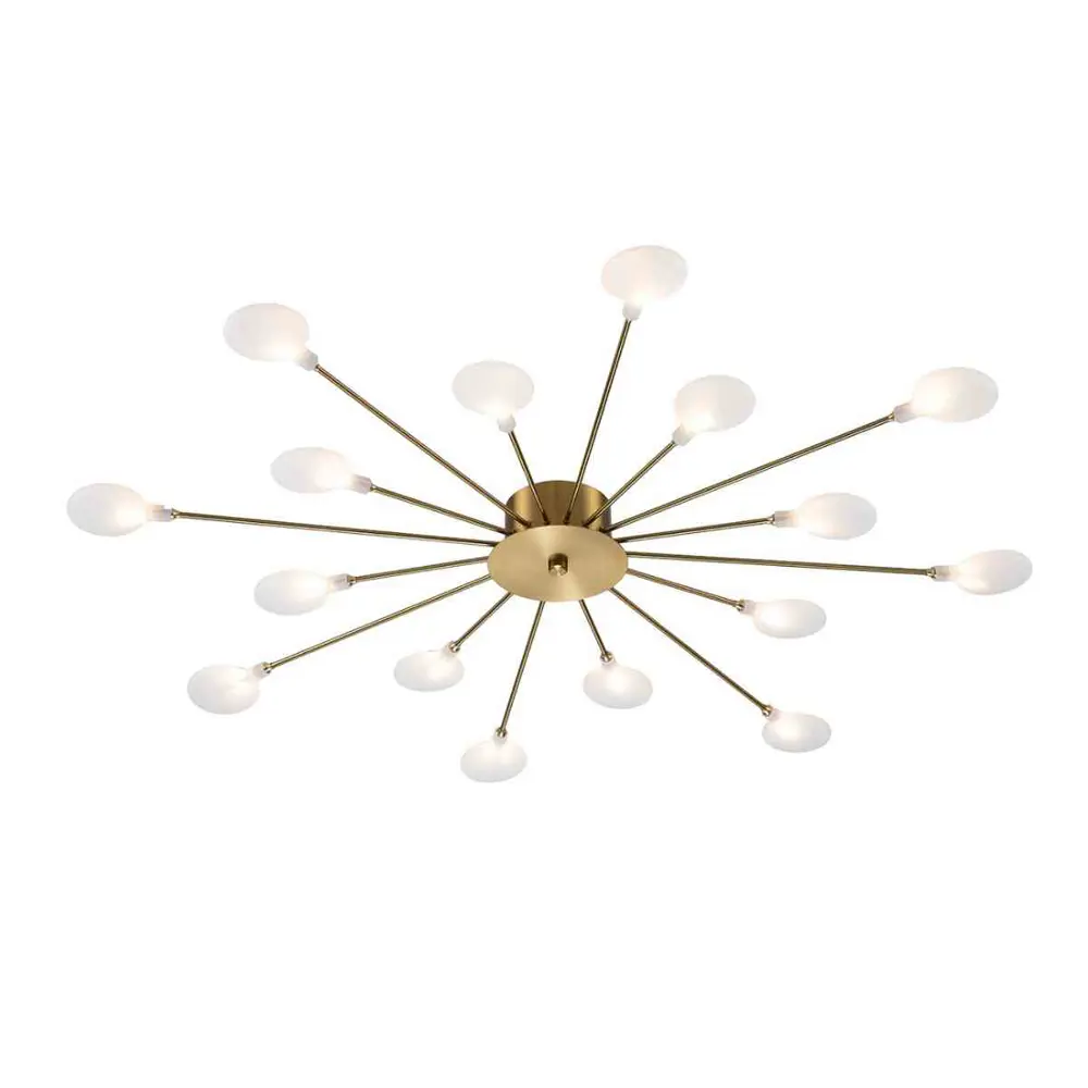 Фото Люстра потолочная Escada Starfall 2109--16 copper 16 ламп 16 м² цвет медь