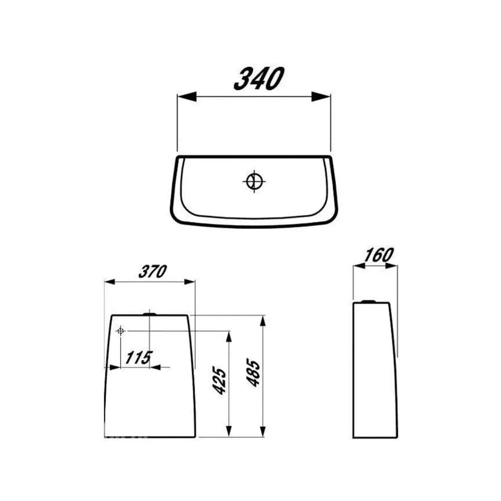 Фото 2 Бачок Laufen Alessi one 8.2697.1.400.880.1