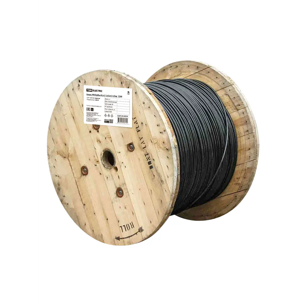 Фото 3 Кабель TDM Electric МКЭШ 2x0.5 20 м