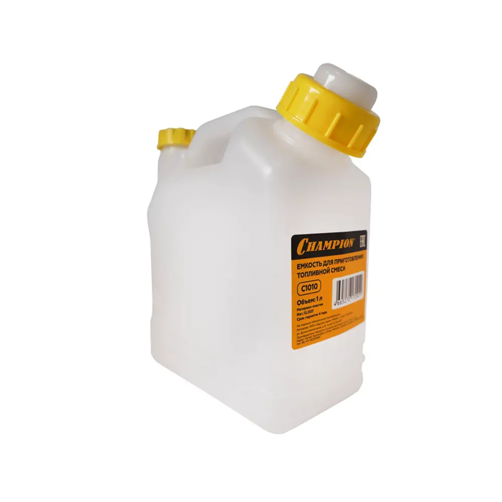 Фото 2 Канистра для нефтепродуктов Champion 1 л abs-пластик Фото 2 Канистра для нефтепродуктов Champion 1 л abs-пластик