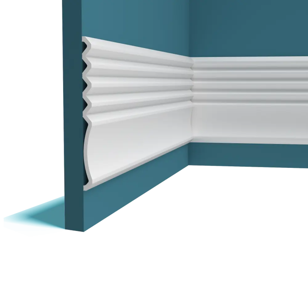 Фото 2 Стеновая панель 3D Перфект Plus PP-170 белый 2000x200x14мм 0.4м² 1шт