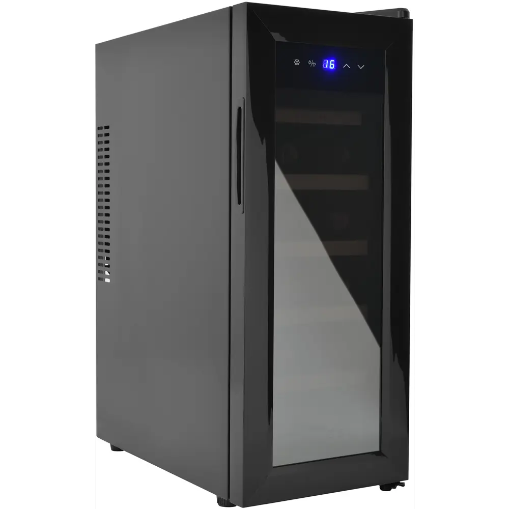 Фото Винный шкаф Zugel ZTWF122B черный