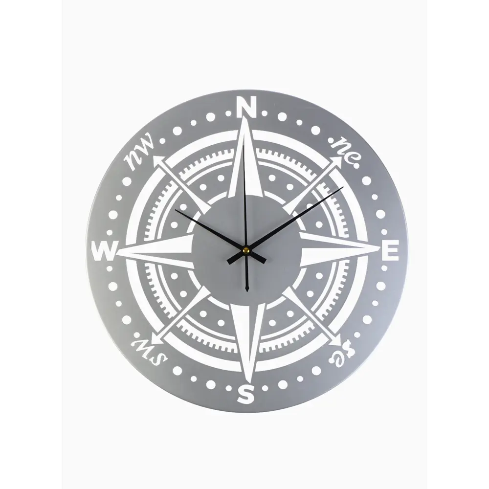 Фото Настенные часы Сима-ленд Компас 41 см серебро