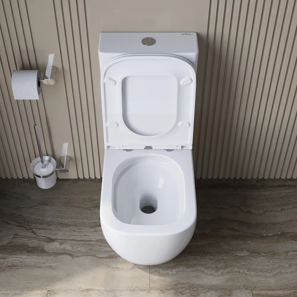 Фото 4 Унитаз-компакт Belbagno LUCE BB2197CP-TOR/SC/BB2197T безободковый Tornado Фото 4 Унитаз-компакт Belbagno LUCE BB2197CP-TOR/SC/BB2197T безободковый Tornado