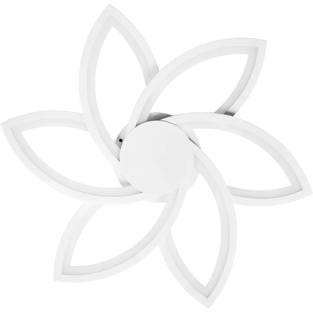 Фото 6 Люстра потолочная светодиодная Natali Kovaltseva Evo 20 м² регулируемый белый свет цвет белый