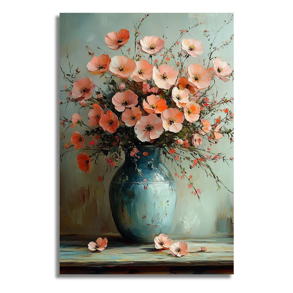 Фото Картина Loftime Цветы в бочке 40x60 см