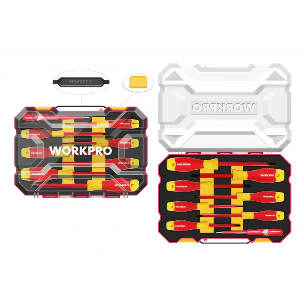 Фото 2 Набор отверток Workpro WP204700, 7 шт