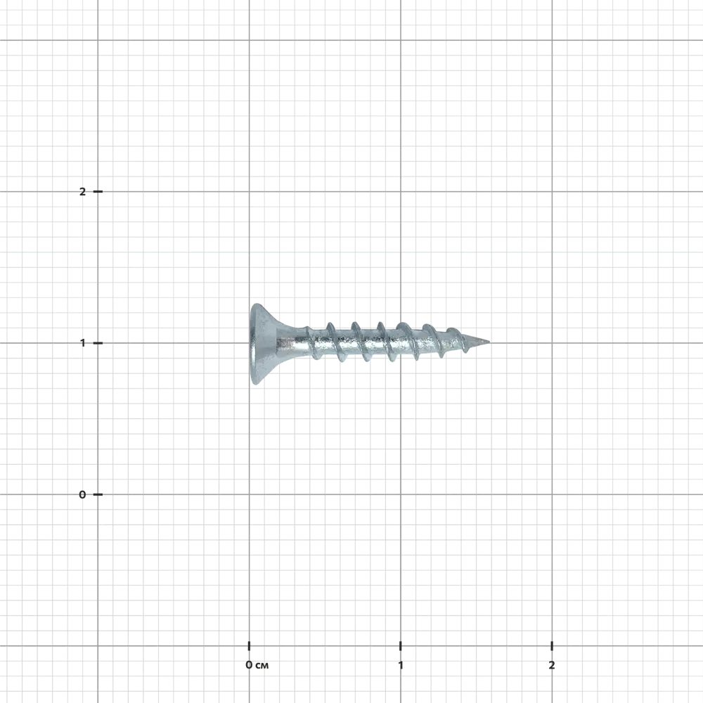 Фото 3 Саморезы универсальные потайные острые 2.5x16 мм 180 шт.
