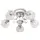 Люстра Bells 5xE14x60 Вт, металл/стекло, цвет белый Люстра Bells 5xE14x60 Вт, металл/стекло, цвет белый