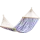 Гамак садовый широкий 140x200 см, хлопок, цвет бело-синий