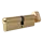 Цилиндр Apecs SM-90(40C/50)-C-G, 40x50 мм, ключ/вертушка, цвет золото