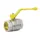 Кран шаровой латунный LD Pride 47.25.B-B.Р.GAS