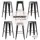 Барный стул Stool Group Tolix 43x77x43 цвет черный