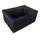 Корзина для хранения 34x24x15 см, 30x20x13 см полиэстер цвет черный 2 шт