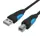 Кабель Vention USB 2.0 AM/BM 1.5 м черный VAS-A16-B150