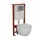 Комплект инсталляции Bauedge Bau Ideal E458103-BL0001-HQ3-E00101, с унитазом безободковым Dream Hurricane3 клавиша Strike, хром Комплект инсталляции Bauedge Bau Ideal E458103-BL0001-HQ3-E00101, с унитазом безободковым Dream Hurricane3 клавиша Strike, хром