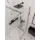 Душевая перегородка Alias perd190100b 100x190см черный профиль