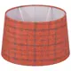Абажур Orange tartan 1xE14