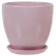 Горшок цветочный «Колор гейм» D22, 4, 8л., керамика, Розовый