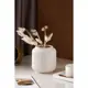 Ваза настольная керамическая "Юта" белая, 15 см