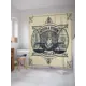 Штора для ванной JoyArty После шторма из ткани, 180x200 см с крючками