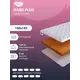 Топпер SkySleep Hard Plus на топчан 100x185 см, беспружинный, жесткость: высокая, полутораспальный, ортопедический, кокосовый