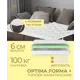 Топпер Davi Sleep Optima Forma+80x190x6 см беспружинный, односпальный