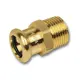 Пресс-фитинг Sanha 1 1/2"x35 мм НР-ВПР бронза