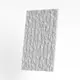 Гипсовая панель 3D Aratta Скала-рейка 107 белый 1000x600x32мм 0.6м²