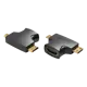 Адаптер-переходник Vention HDMI 19F/Mini HDMI+Micro HDMI AGFB0