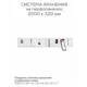 Панель перфорированная для инструментов Перфолайн РВ230 320x2000 мм