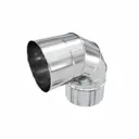 Отвод для дымохода Коракс D135 200x115 мм нержавеющая сталь  0.5 мм