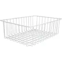 Корзина-органайзер для ящика 33x25x9 см цвет белый