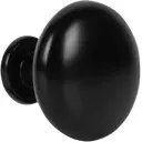 Мебельная ручка-кнопка L4.KNOB05BL, цвет чёрный
