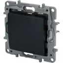 Переключатель перекрёстный одноклавишный - Legrand Etika - 10АХ 250В винтовые зажимы - антрацит