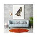 Постер в раме ПростоПостер Сова 729941542317, 60x90 см