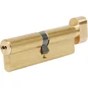 Цилиндр Abus KD6MM 50x50 мм ключ/вертушка цвет золото