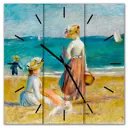 Настенные часы Дом Корлеоне Фигуры на пляже 60x60 см